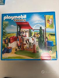 Playmobil country 6929 area di cura dei cavalli