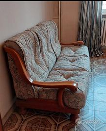 DIVANO 3 POSTI in LEGNO 