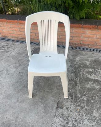 Sedie plastica da giardino