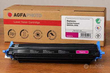 Toner Magenta agfaphoto compatibile HP 124A Q6003A