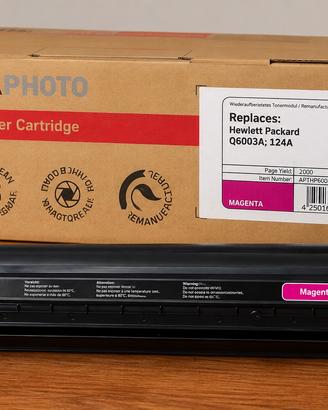 Toner Magenta agfaphoto compatibile HP 124A Q6003A
