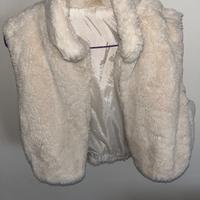 Gilet colore crema