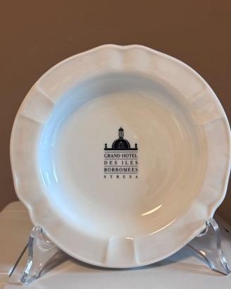 Posacenere souvenir Ginori Grand Hotel des Iles