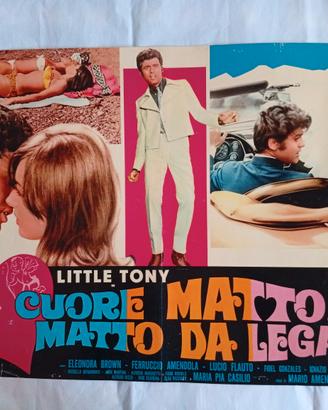 Fotobusta del film CUORE MATTO, Little Tony .