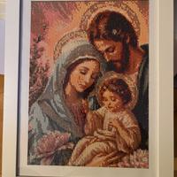 Diamond painting Sacra Famiglia 30x40 con cornice