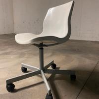 SEDIA DA SCRIVANIA GIREVOLE CON ROTELLE