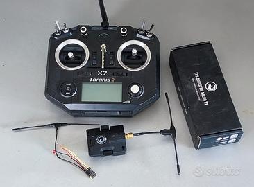 Telecomando FrSky Taranis Q X7 + TBS Crossfire Mic