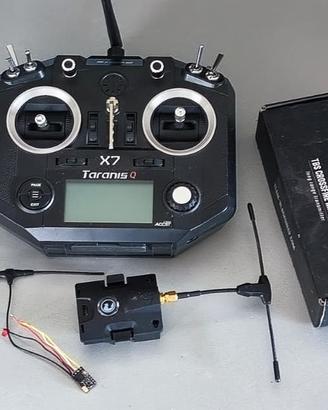 Telecomando FrSky Taranis Q X7 + TBS Crossfire Mic