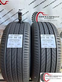 2 PNEUMATICI 215/50 R18 CONTINENTAL ESTIVE 80%