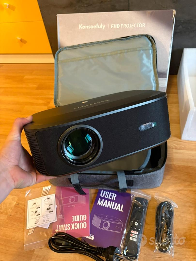 Proiettore 4K Konsoefuly Con WiFi E Bluetooth - Netflix Integrato E 1500 Lumen | Autofocus E Correzione Trapezoidale - Foto 8