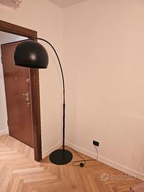 Lampada da terra ad arco nera design