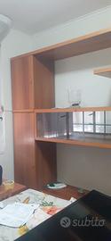 Parete attrezzata in legno