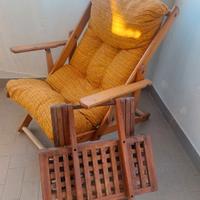 poltroncina e tavolino pieghevole 