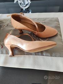 Scarpe da ballo color carne numero 35-36