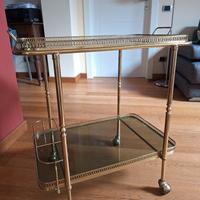 carrello porta vivande, bottiglie