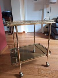 carrello porta vivande, bottiglie