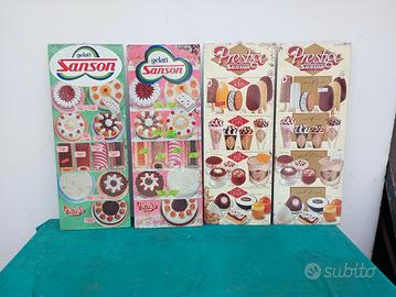 tabelle gelati vintage