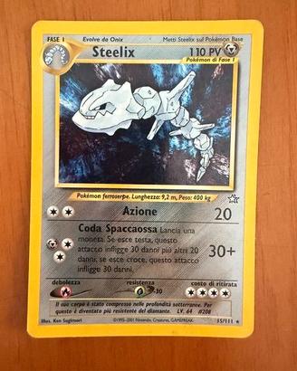 Steelix carta pokemon HOLO 15/111
