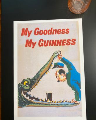 Poster stampa birra Guinness quadro Pub birreria