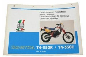 Catalogo ricambi Cagiva T4 350 E e R - 52387