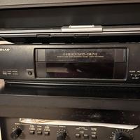 Stereo vinile e videoregistratore