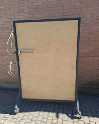 Pannello professionale da laboratorio  con ruote