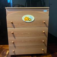 Set cameretta Azur fasciatoio+cassettiera