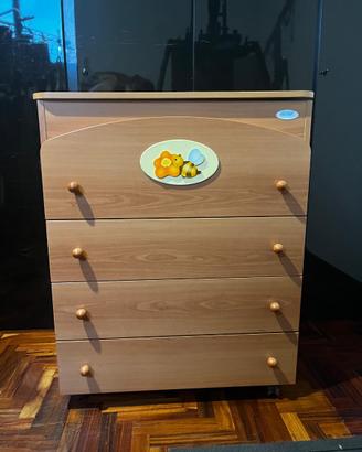 Set cameretta Azur fasciatoio+cassettiera