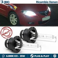 Lampadine XENON D2S per Mazda 3 BK Ricambio 6000K