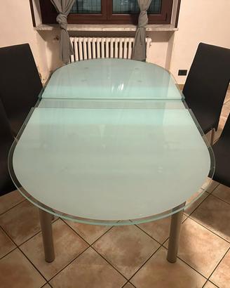 Tavolo in cristallo Calligaris 