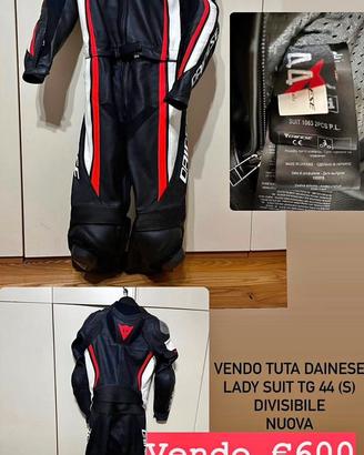 Tuta donna dainese tg44