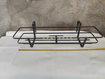 fioriere in ferro  gancio regolabile per poggiolo