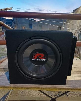 Subwoofer+amplificatore renegade