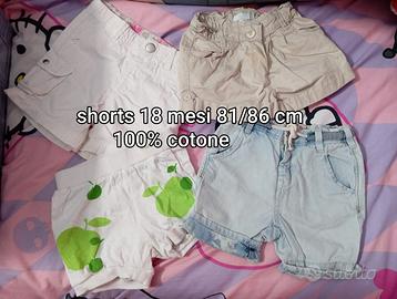pantaloncini 18 mesi