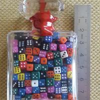 Flacone Bottiglietta Botticino Vetro sigillo cera