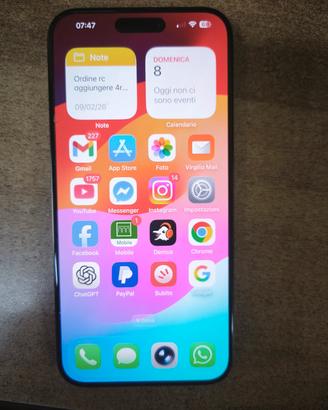 iPhone 15 Pro Max 256GB Titanio Blu – scatola orig