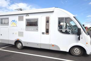 Camper knaus 650 GARAGE Gancio traino