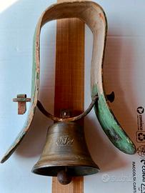 campanaccio V.Fei fine 800 bronzo collare legno