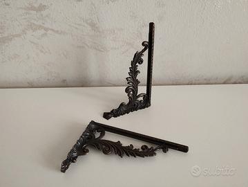 Porta mensola in ottone 