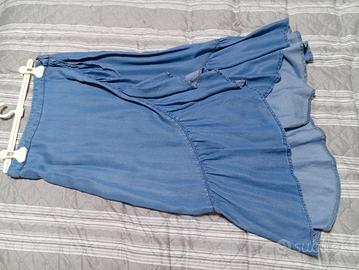 gonna con volant laterali 