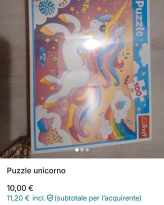 puzzle unicorno 