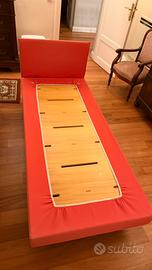 Letto singolo Flou 200cm + materasso Dorelan