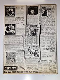 Catalogo Originale Crypt Records (Anni '80)