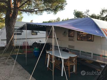 Tettuccio parasole caravan mt.4,50 circa