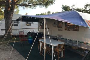 Tettuccio parasole caravan mt.4,50 circa