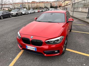 BMW 118d Berlina Rossa 150cv 103.000 km 10/2019