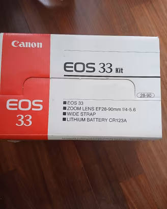 Canon Eos 33 reflex kit completo