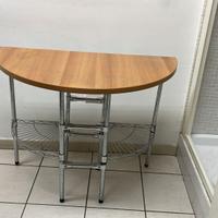 tavolo consolle ovale salvaspazio