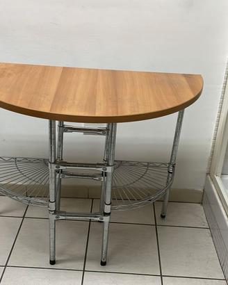 tavolo consolle ovale salvaspazio