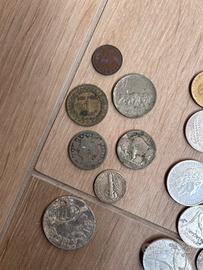 Lotto monete Italia, USA e Francia 1912-1940